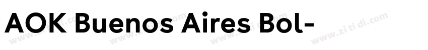 AOK Buenos Aires Bol字体转换